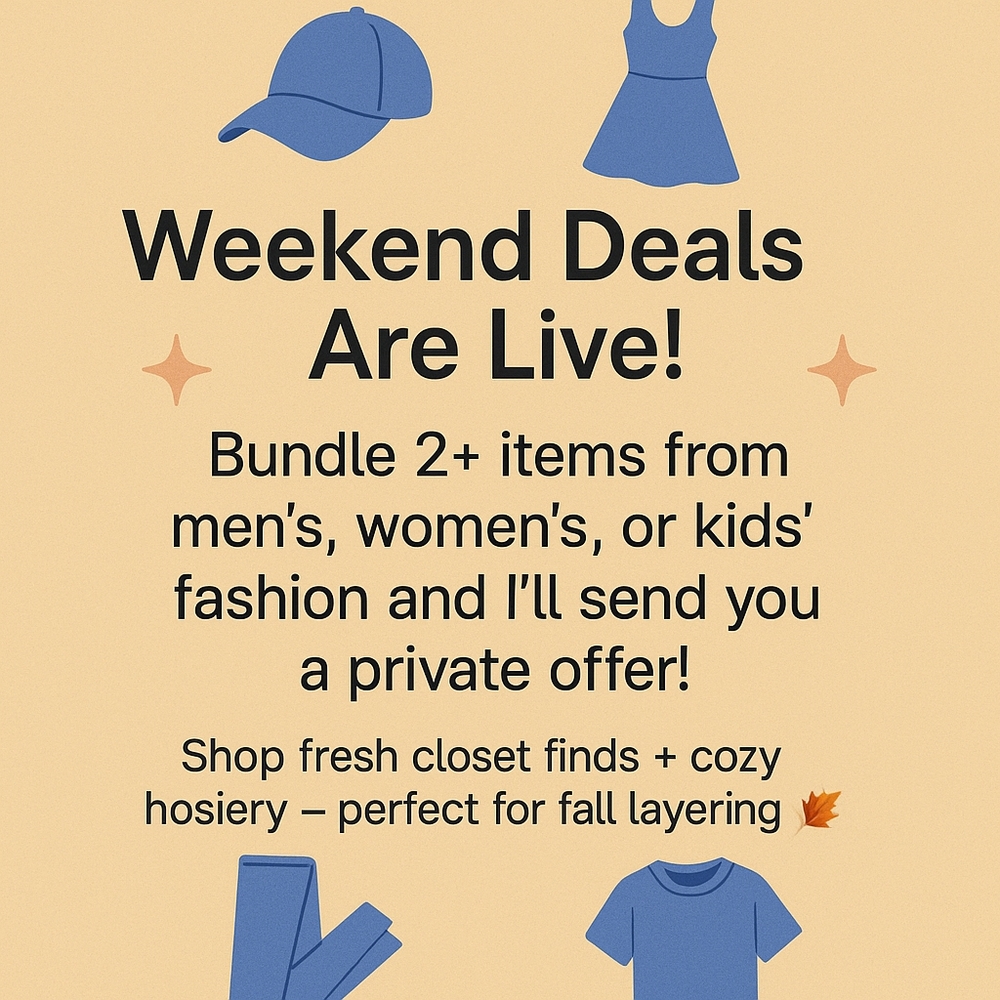 🍂 Fall Wardrobe Refresh – Special Poshmark Offers